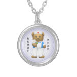 Nurse Bear - Pendant - Personalize  - Teddy