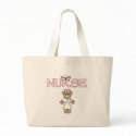 NURSE BEAR TOTE BAG by Teezpleez NURSE BEAR TOTE BAG