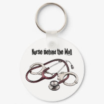 Nurse Behind the Wall Correctional Nurse Keychain