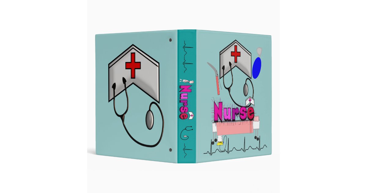 Nurse Binder, Unique Design for Nurses Binder Zazzle