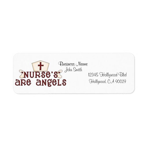 Nurse Business Address Label Zazzle