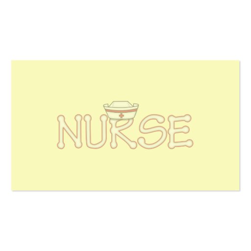 Nurse Business Card (back side)