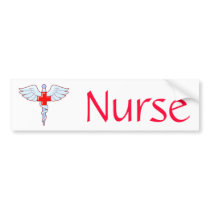 Nurse - Caduceus bumper stickers by bktennyson Nurse - Caduceus bumper stickers