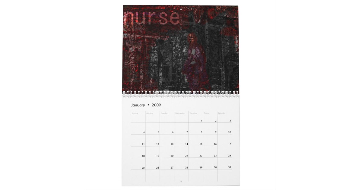 nurse! calendar Zazzle