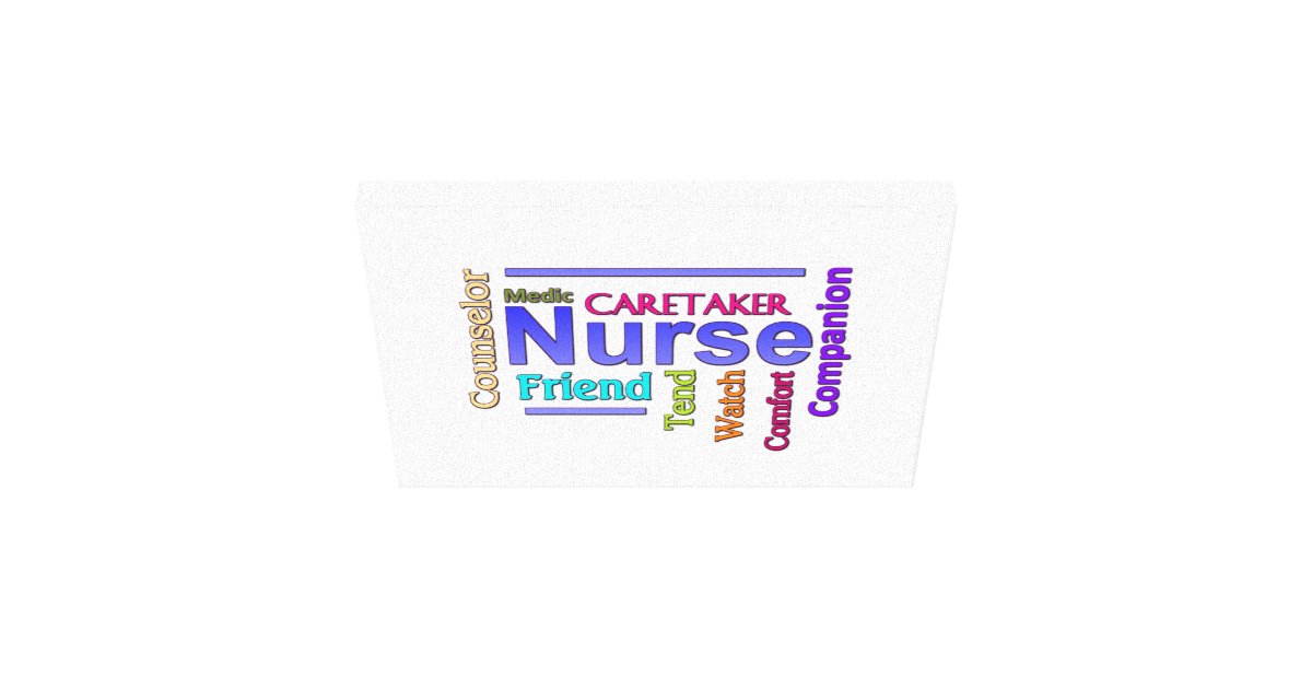 Nurse Canvas Art Zazzle