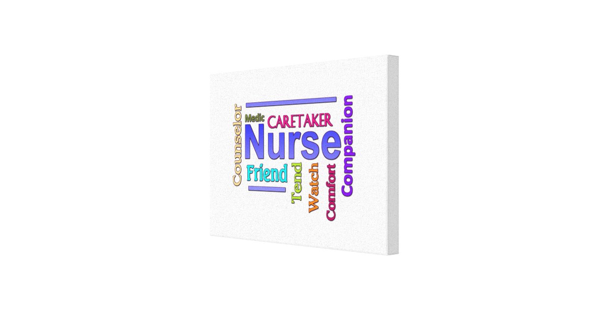Nurse Canvas Art Zazzle