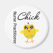 Nurse Career Chick Nurse Practitioner Fridge Magnets