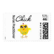 Nurse Career Chick Nurse Practitioner Stamps