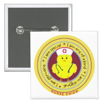 Nurse Chick Buttons