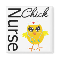 Nurse Chick Magnets