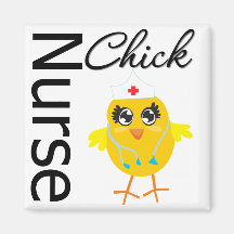 Nurse Chick Magnets