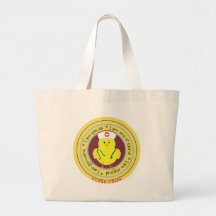 Nurse Chick Tote Bags