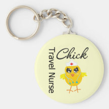 Nurse Chick v1 Travel Nurse Key Chains