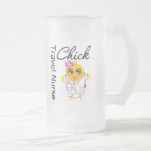 Nurse Chick v2 Travel Nurse Coffee Mugs