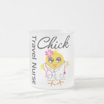 Nurse Chick v2 Travel Nurse Coffee Mugs