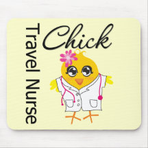 Nurse Chick v2 Travel Nurse Mouse Pad