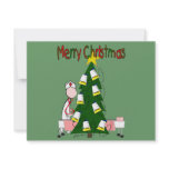 Nurse Christmas Design "Merry Christmas" invitations