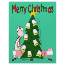 Nurse Christmas Design "Merry Christmas" letterhead