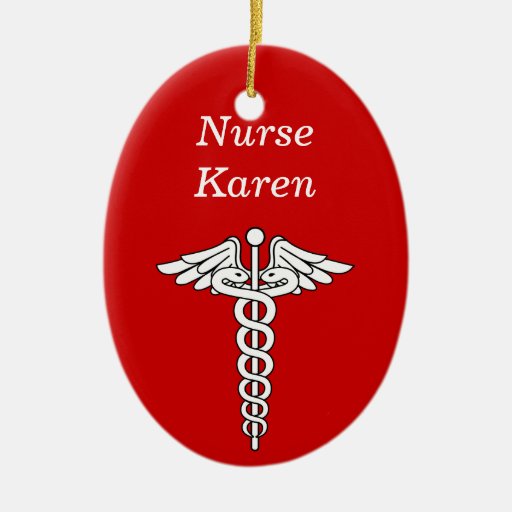 Nurse Christmas Ornament Zazzle 7486