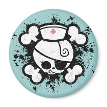Nurse Dolly Splat Refrigerator Magnet