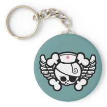 Nurse Dolly Wings Key Chain