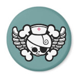 Nurse Dolly Wings Refrigerator Magnet