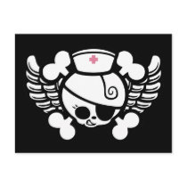 Nurse Dolly Wings Post Card