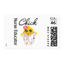 Nurse Educator Chick v2 Postage Stamp