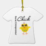 Nurse Entrepreneur Chick v1 Christmas Tree Ornaments