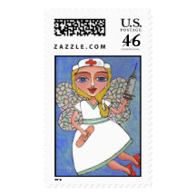 Nurse Fairy - postage stamp