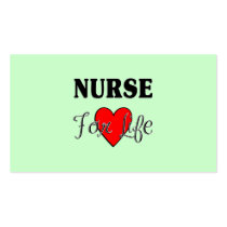 Nurse For Life Business Card Template
