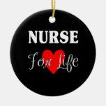 Nurse For Life Christmas Tree Ornaments