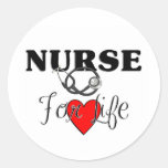 Nurse For Life Sticker