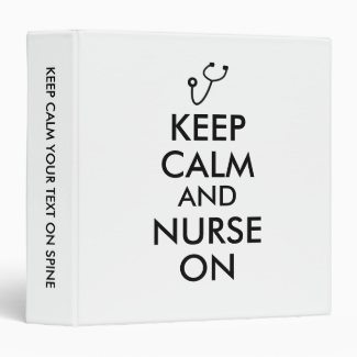 Nurse Gift Stethoscope Keep Calm and Nurse On