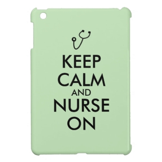 Nurse Gift Stethoscope Keep Calm and Nurse On