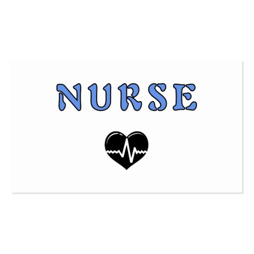 Nurse Gifts Business Cards (front side)