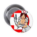 NURSE GIRL BUTTON
