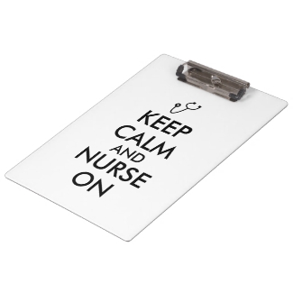 Nurse Graduation Gift Clipboard Keep Calm Nurse On