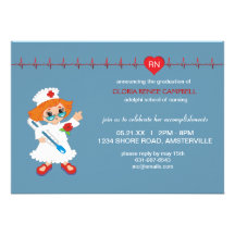 Nurse Graduation Invitation