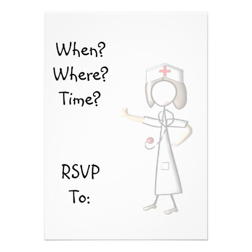 Nurse Graduation Invitations