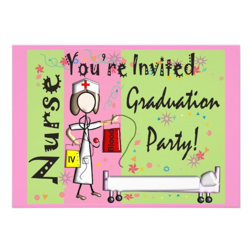 Nurse Graduation Invitations