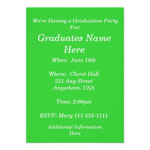 Nurse Graduation Invitations Bright Stripes