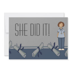 Nurse Graduation Party invitation