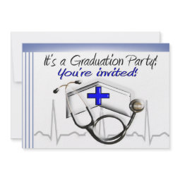 Nurse Graduation Party Invitations invitation