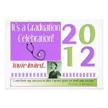 Nurse Graduation Party Invitations 2012