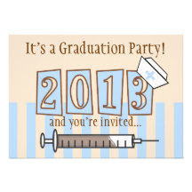 Nurse Graduation Party Invitations 2013