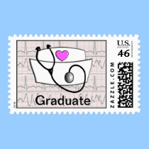 Nurse  Graduation  Postage Graduate stamps