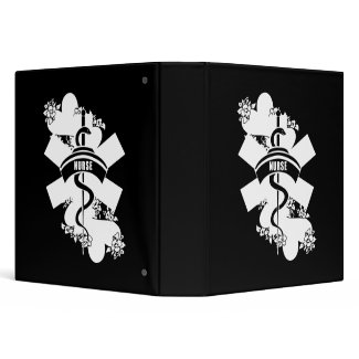 Nurse Heart Tattoo Binder