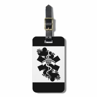 Nurse Heart Tattoo Tag