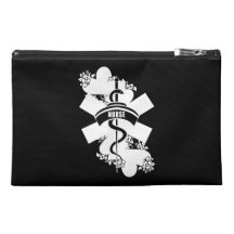 Nurse Heart Tattoo Travel Accessory Bag